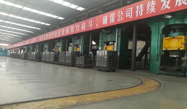 耐材自動化生產(chan) 線車間